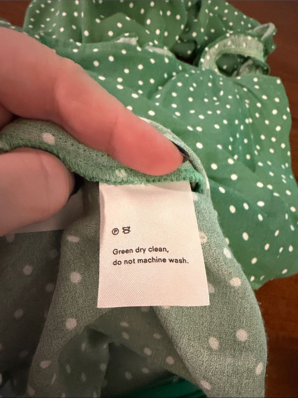 Reformation ladies Polka Dot Print Midi Dress. Size 10. - Picture 9 of 9